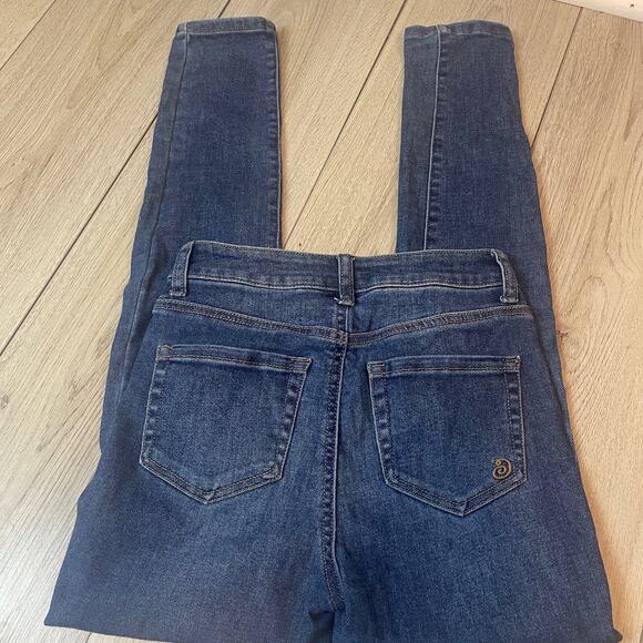 Indigo Rein Skinny Jean High Waisted Womens Size 3 - Picture 3 of 6